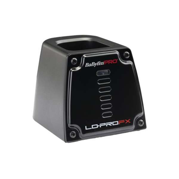 BaBylissPRO Lo-ProFX clipper charging base on a white background
