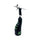 Tomb45 BeamTeam XL cordless airbrush compressor in black with green stripes and a chrome trigger airbrush on a white background