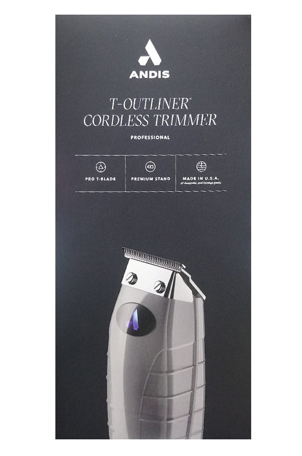 Andis T-Outliner cordless trimmer on a white background