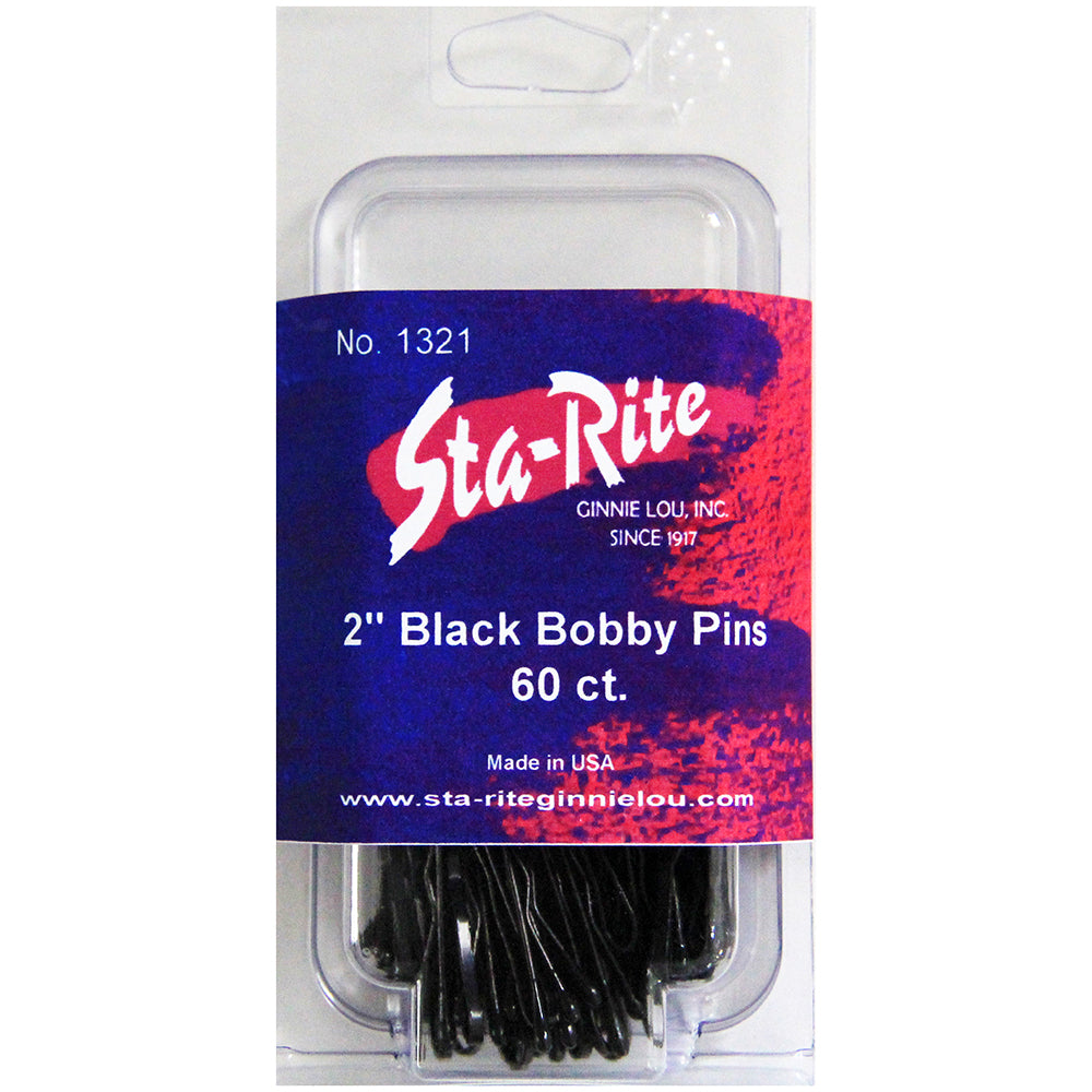 Bobby Pin 2 inch Black Bulk 60ct