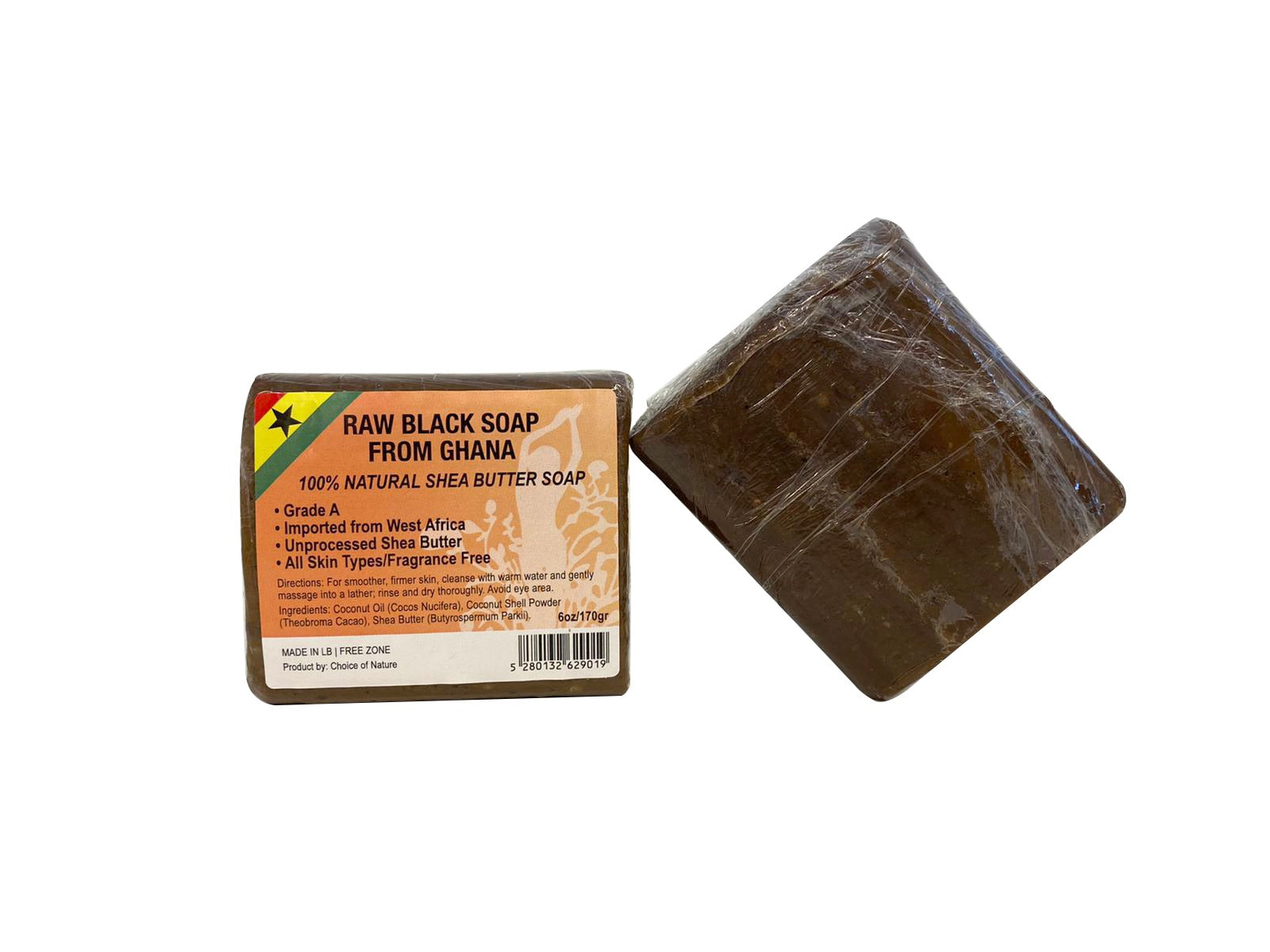 Ghana 100% African Black Soap 6 oz