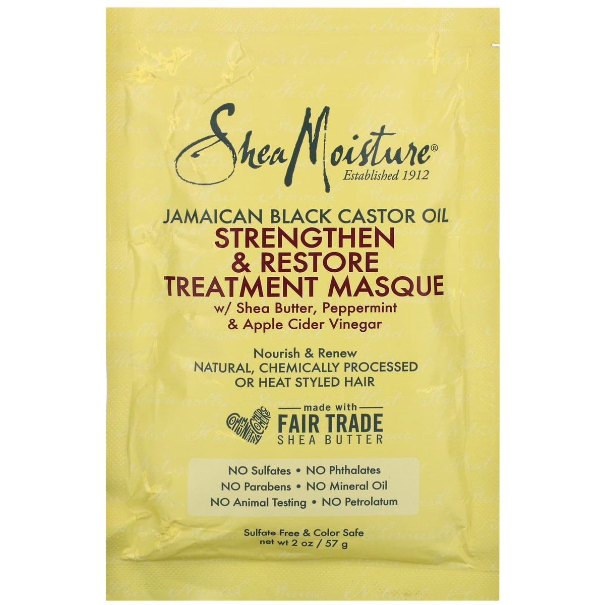 SheaMoisture Jamaican Black Castor Oil Masque Pack 2 oz