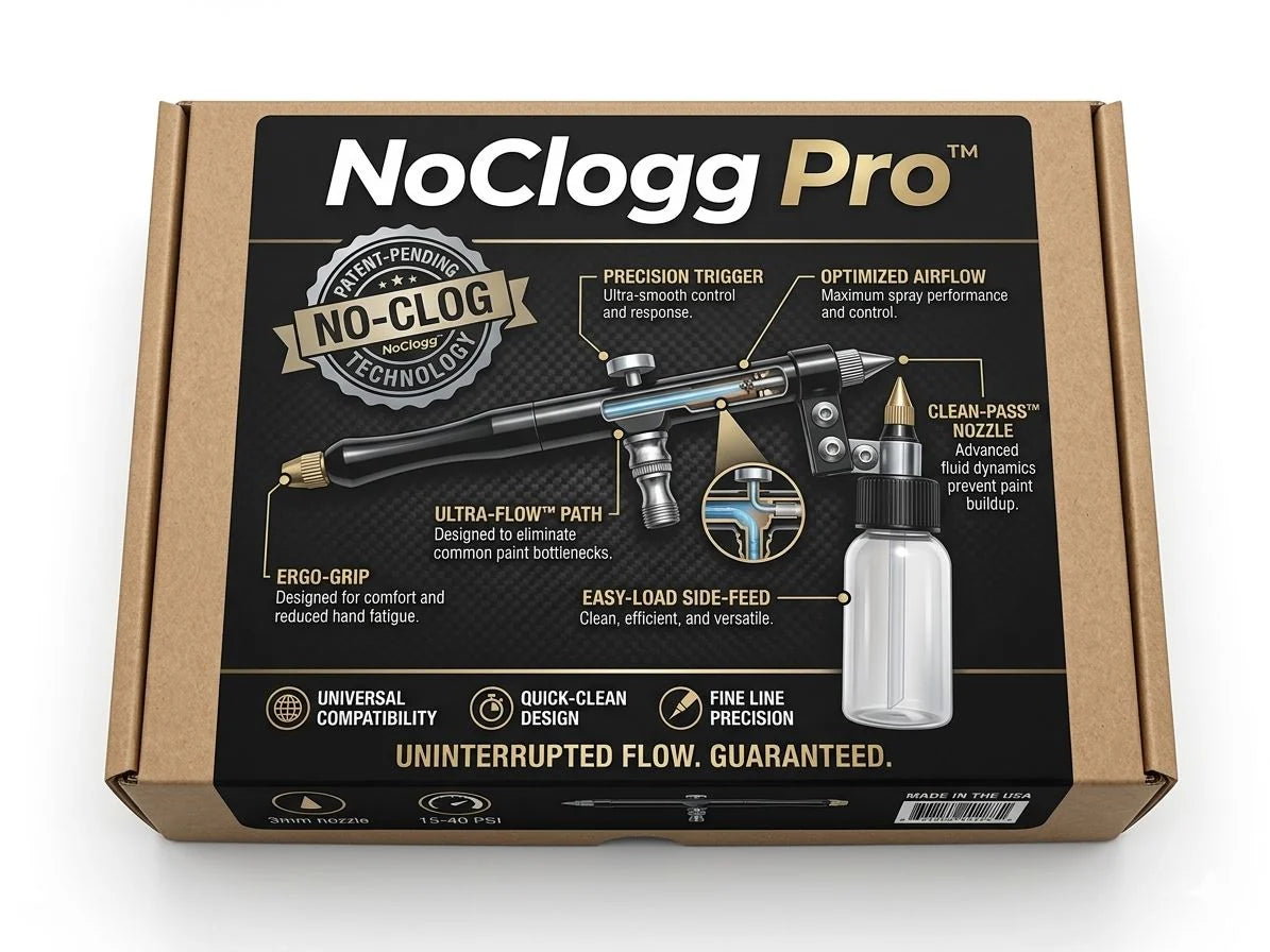 NoClogg Pro Airbrush