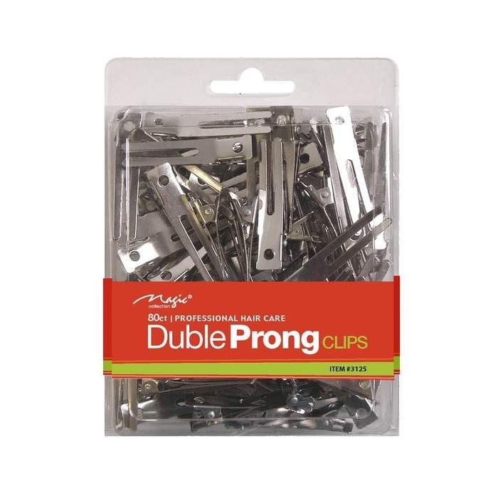 Double Prong Clips 80ct