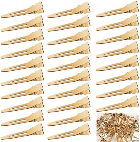 Single Prong Clips Gold 12ct