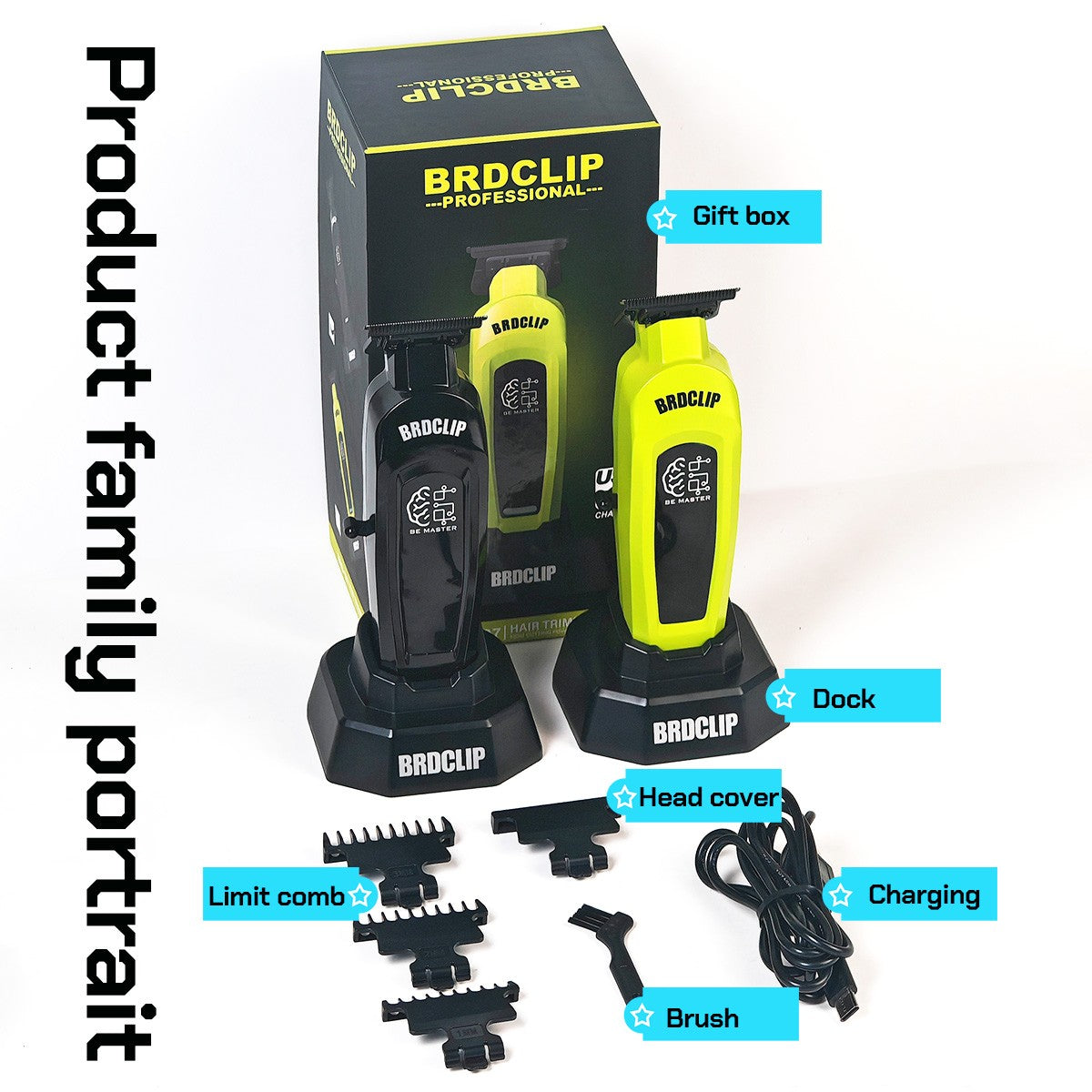 BRDCLIP Professional BRD-107 Hair Trimmer