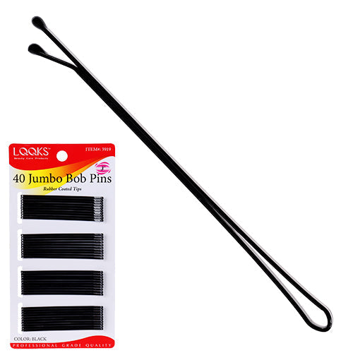 Jumbo Bobby Pins 2¾ in Black 40ct