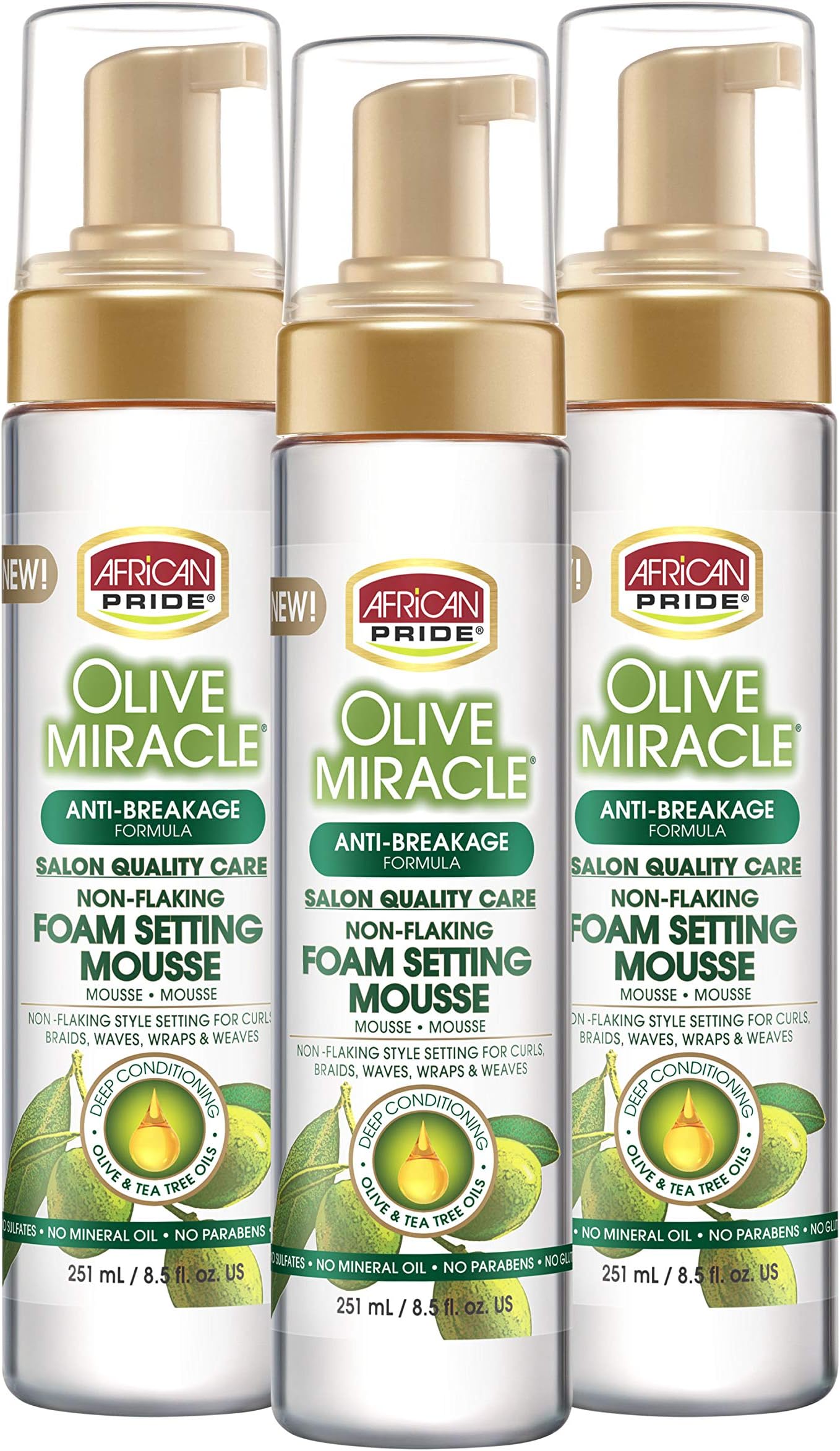 Olive Miracle Foam Setting Mousse 8.5 oz