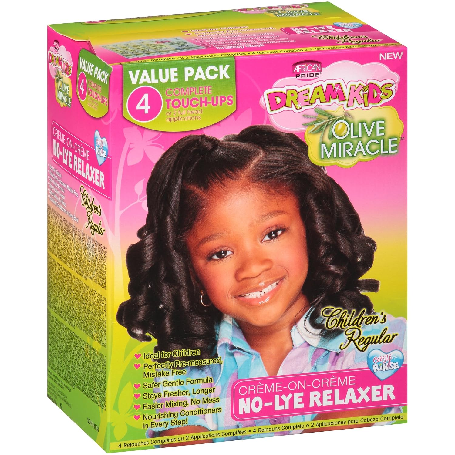 Dream Kids Relaxer Touch-Up Kit Regular 4 App