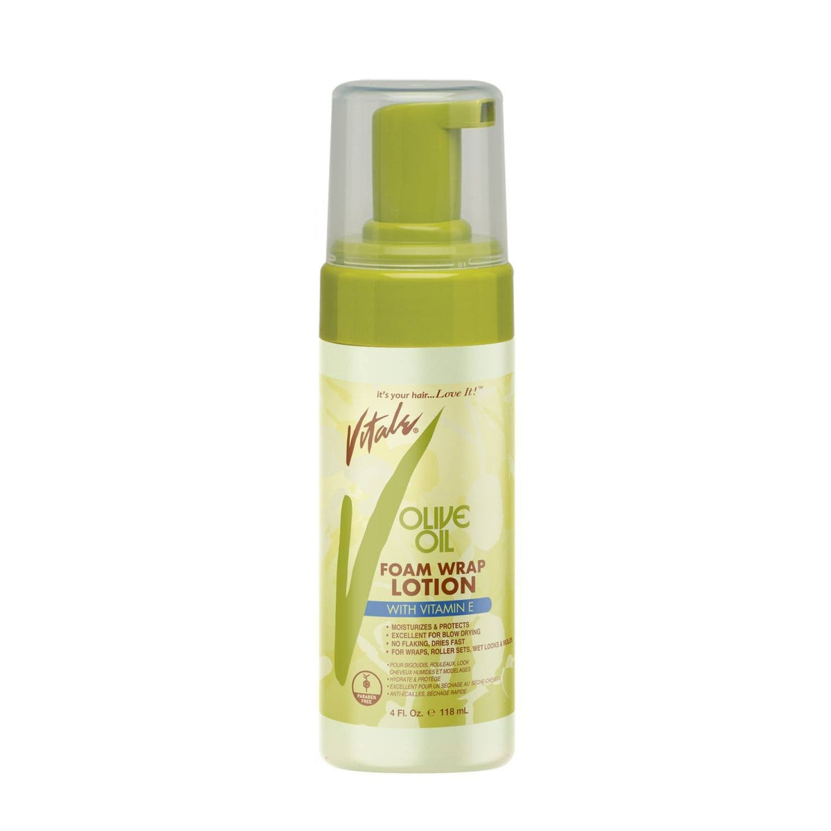 Vitale Olive Oil Foam Wrap Lotion 4 oz
