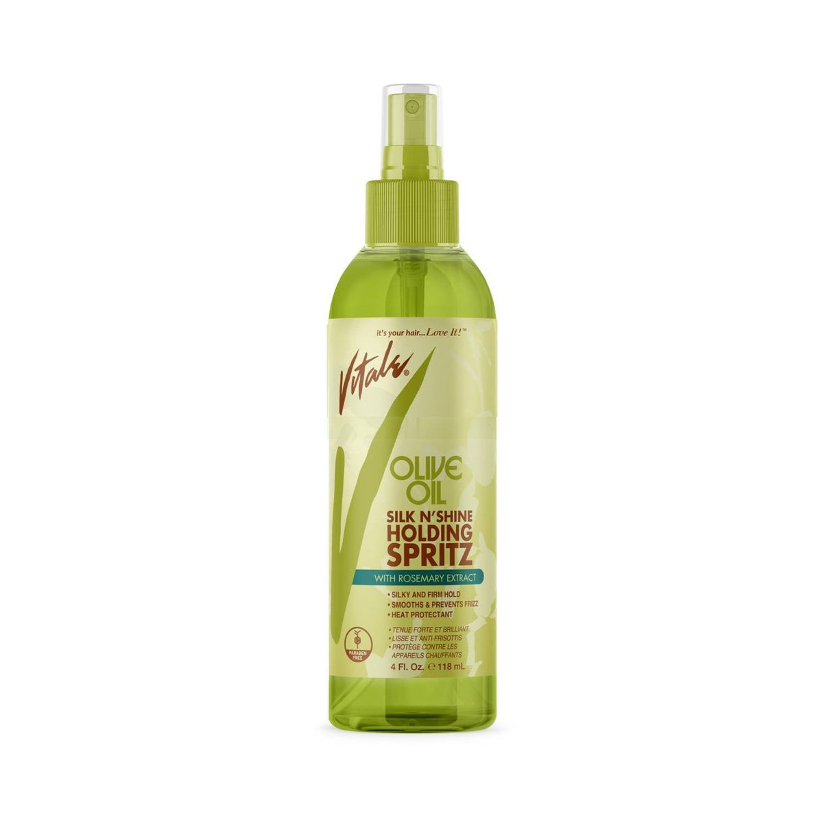 Vitale Olive Oil Silk N Shine Holding Spritz 4 oz
