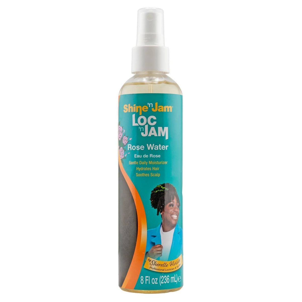 Ampro Shine 'n Jam Loc N Jam Rose Water 8 oz
