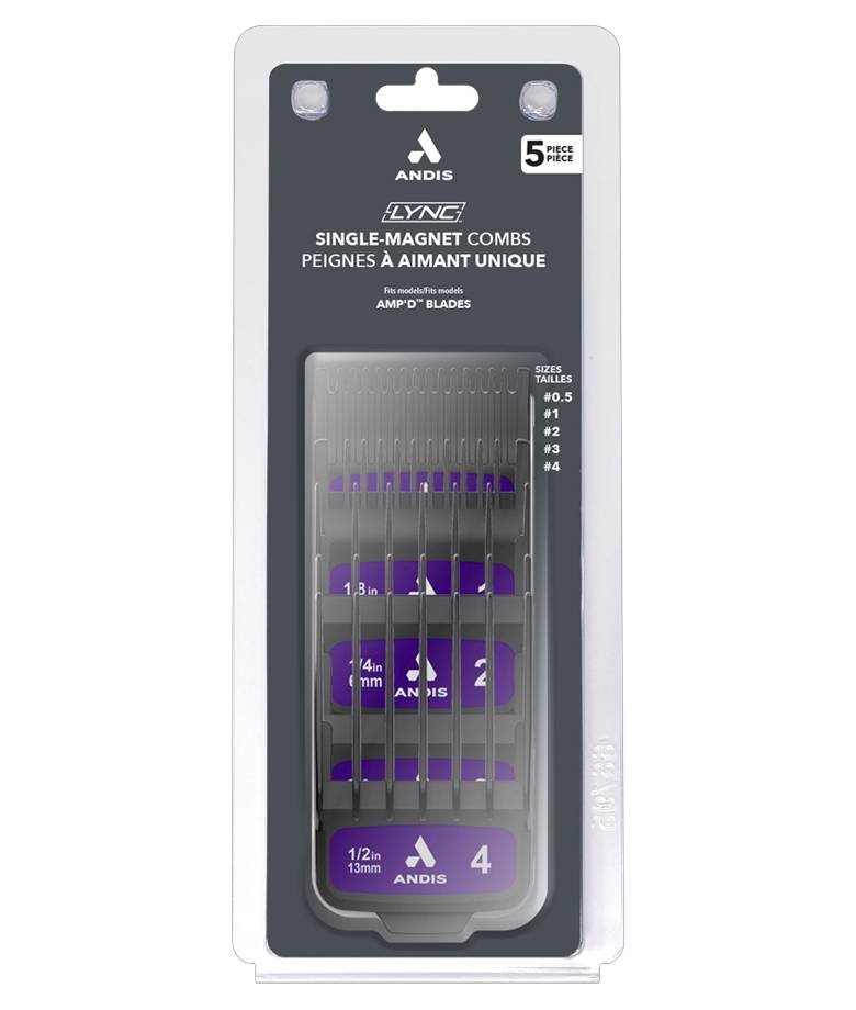 Andis Attachment Comb Lync Single Mag Pack 5 pcs