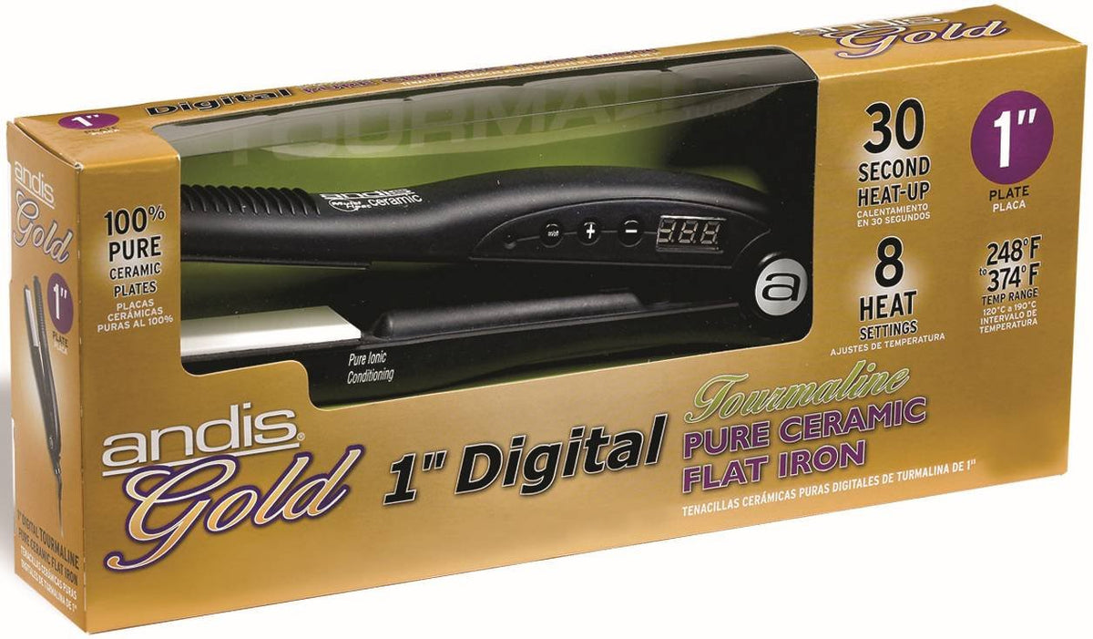 Andis Flat Iron Digital Tourmaline Gold 1 in CSI-51