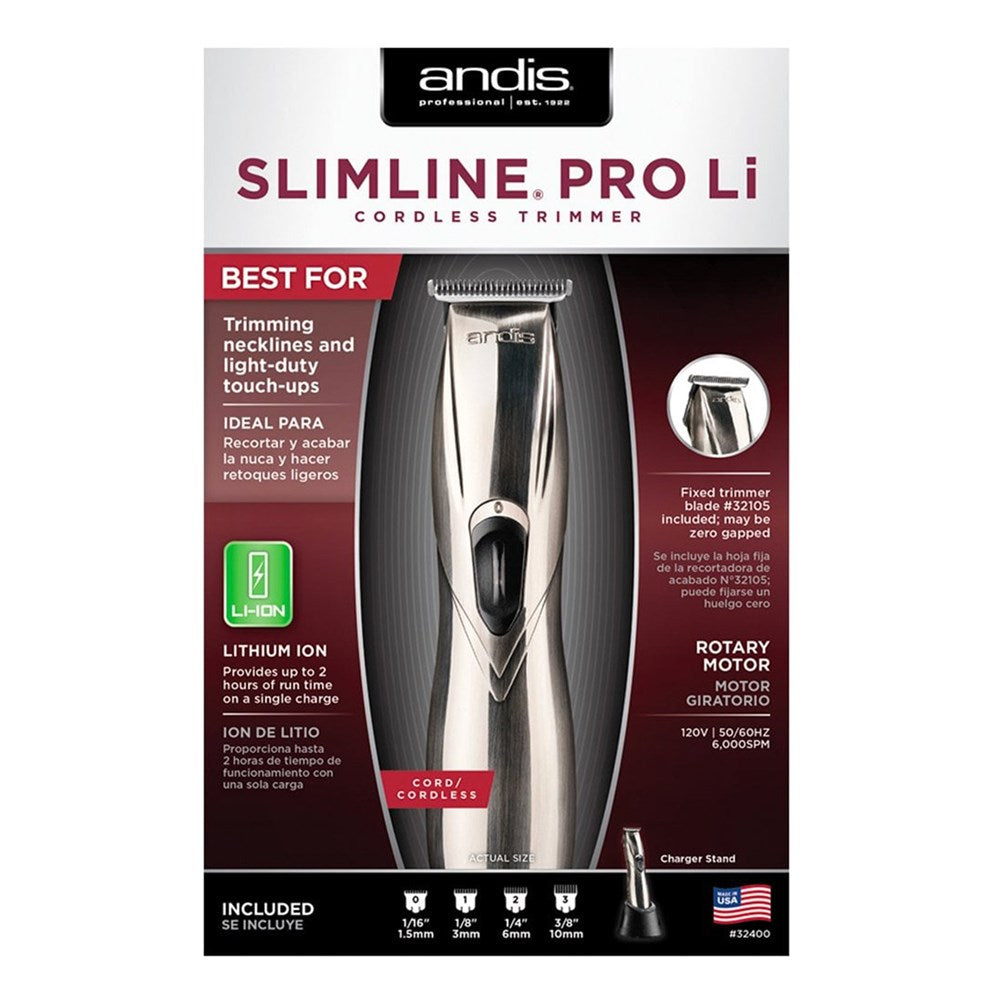 Andis Slimline Pro Li Chrome Cordless Trimmer
