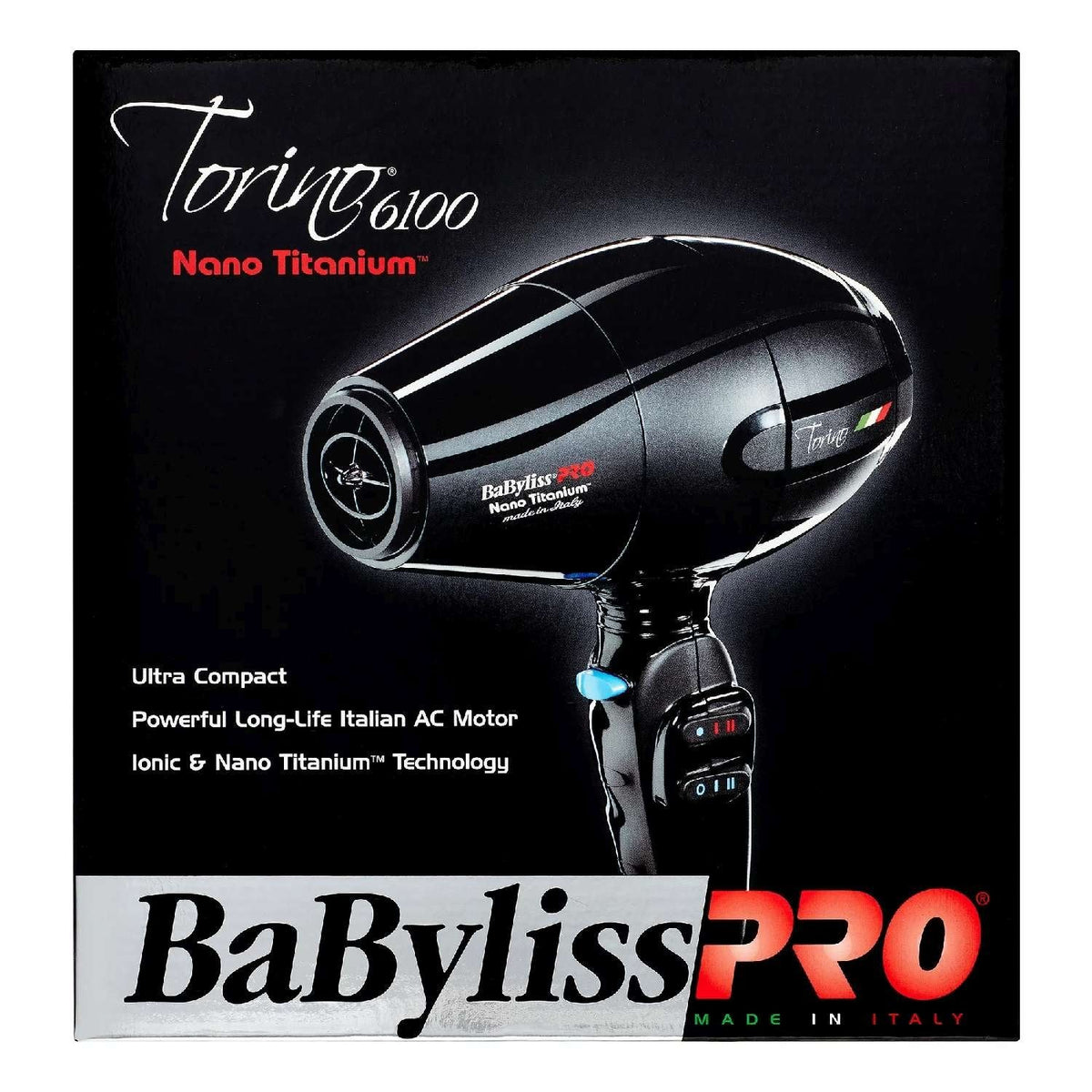 BaBylissPRO Nano Titanium Dryer Torino 6100 Mid 2000W