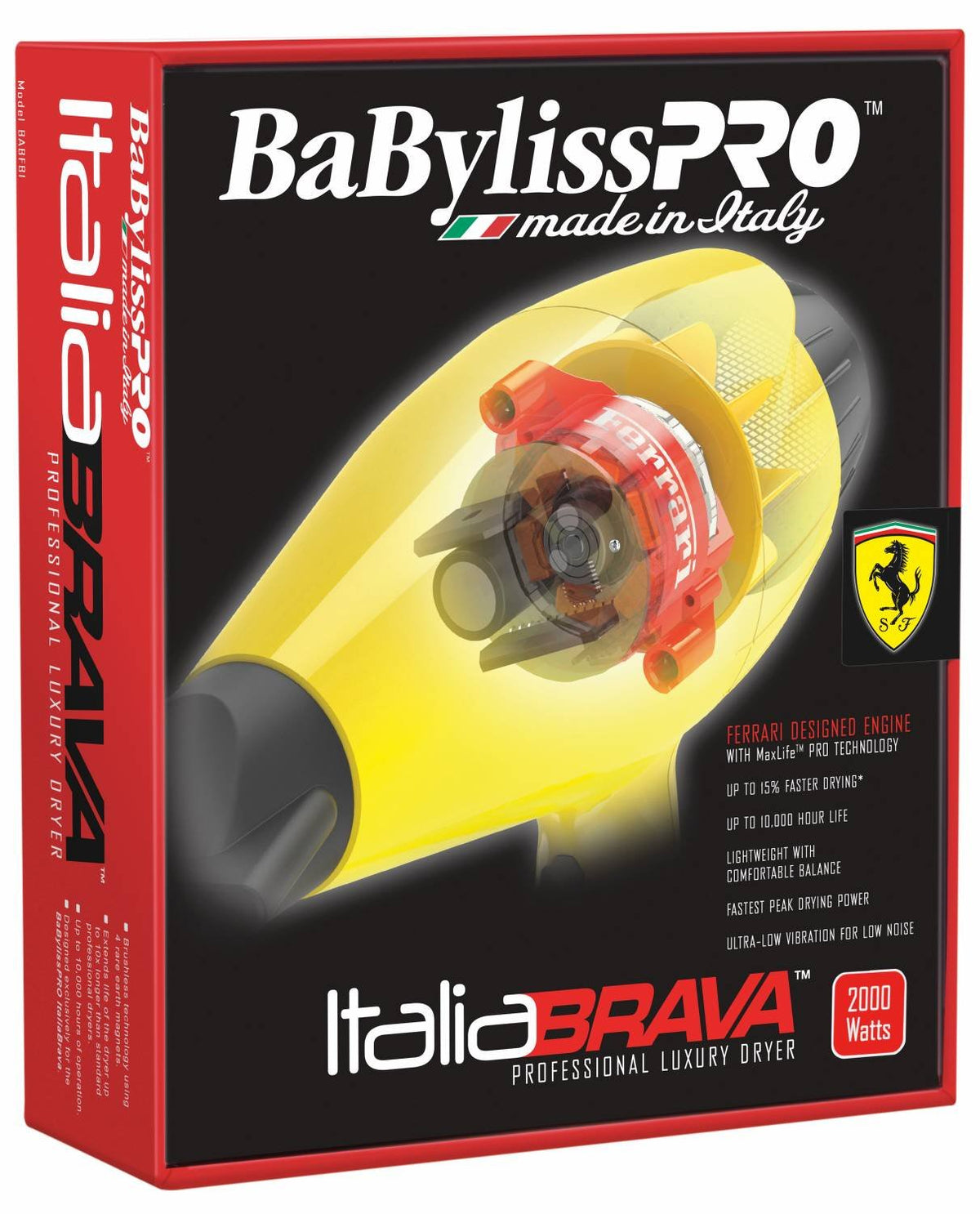 BaBylissPRO ItaliaBrava Dryer 2000W
