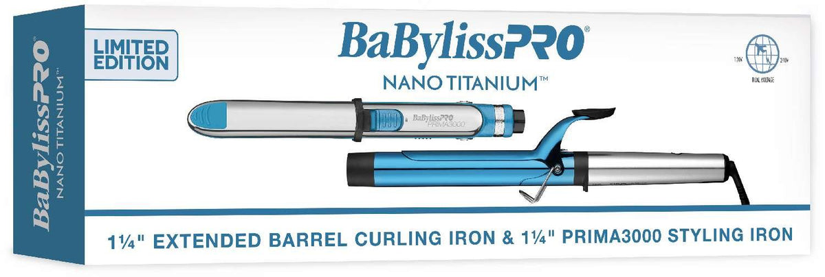 BaBylissPRO Nano Titanium PPK Prima 3000 / Curl Iron 1.25 in