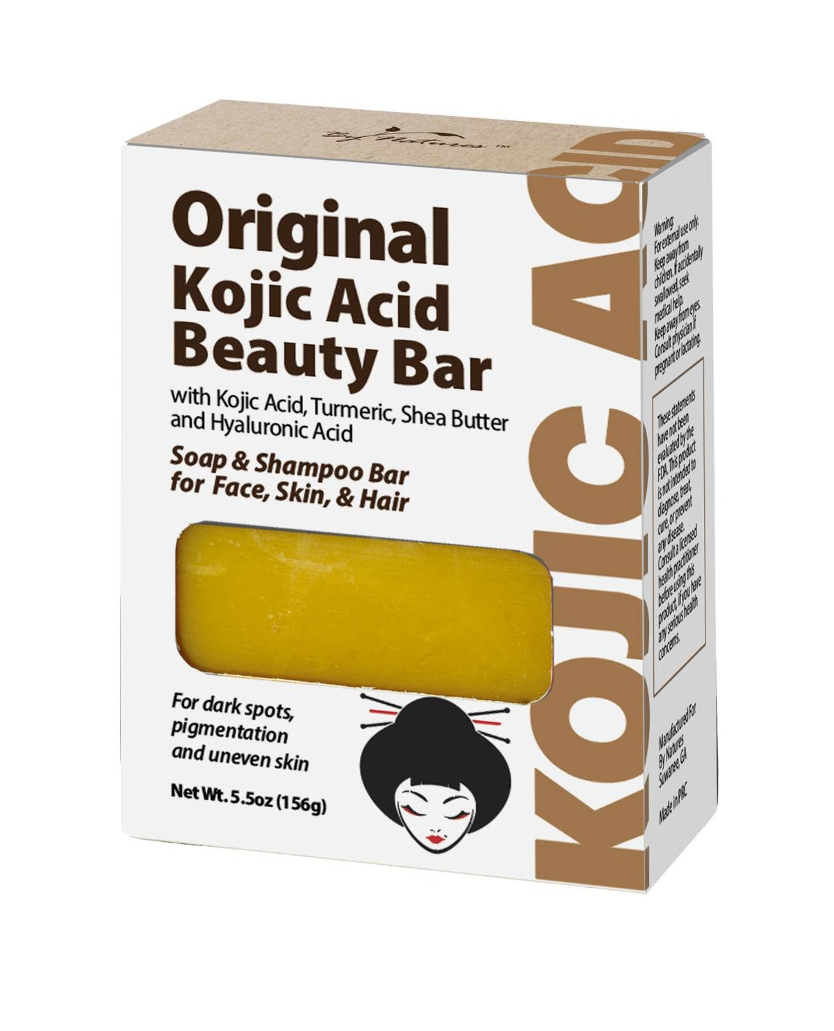 By Natures Original Kojic Acid Beauty Bar 5.5 oz