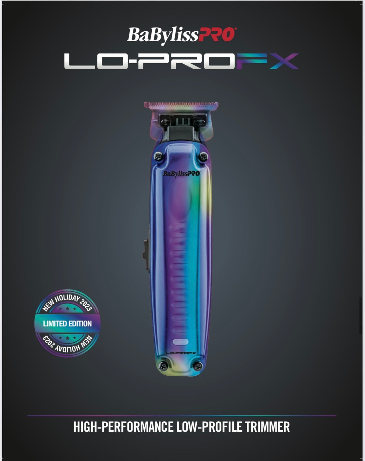 BaBylissPRO FX726RB Trimmer LO-PRO Iridescent