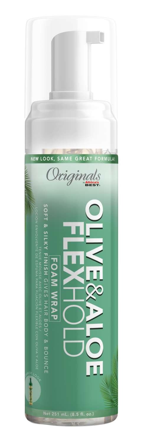 Africa's Best Originals Olive & Aloe Flexhold Foam Wrap 8.5 oz