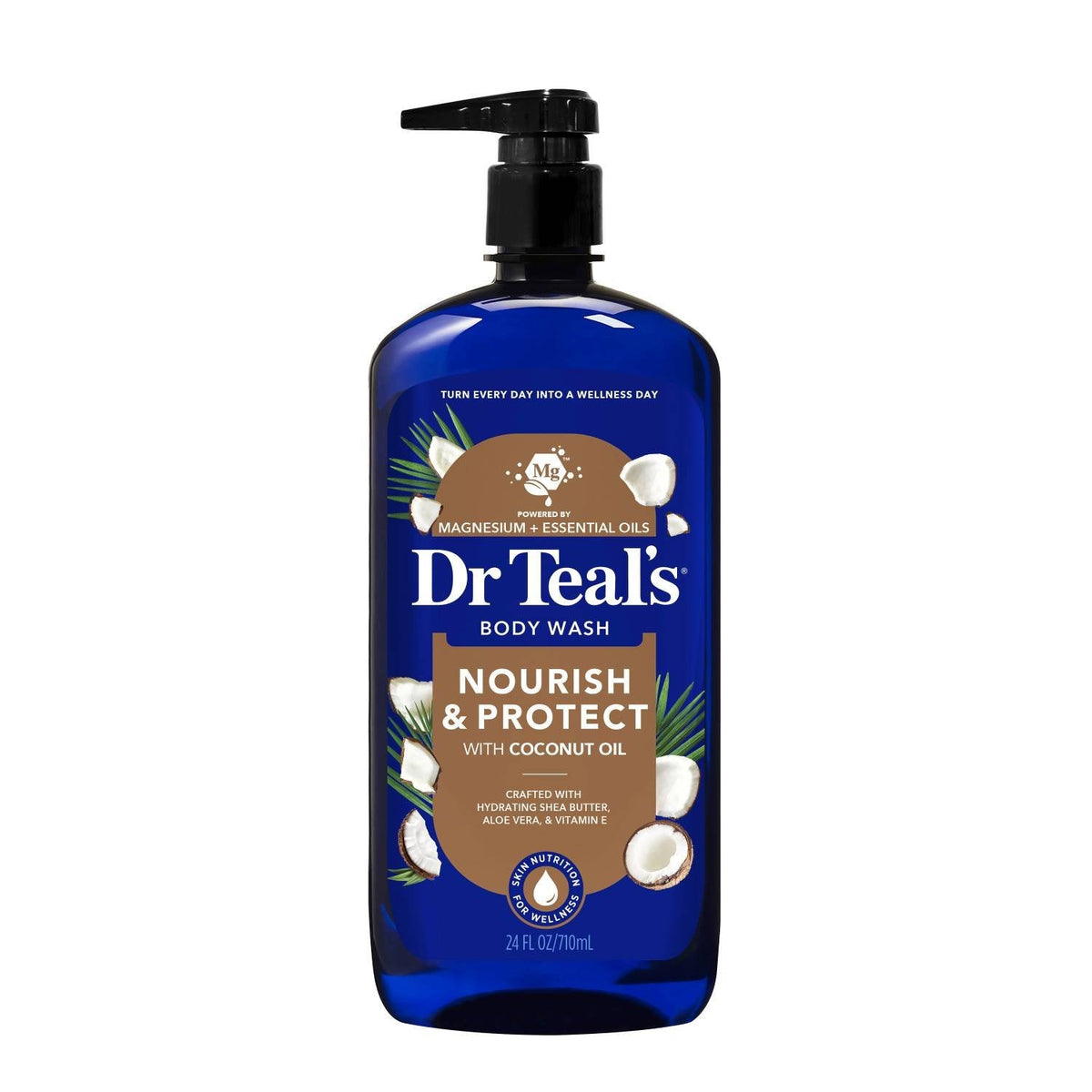 Dr Teal's Body Wash Coconut Oil 24 oz