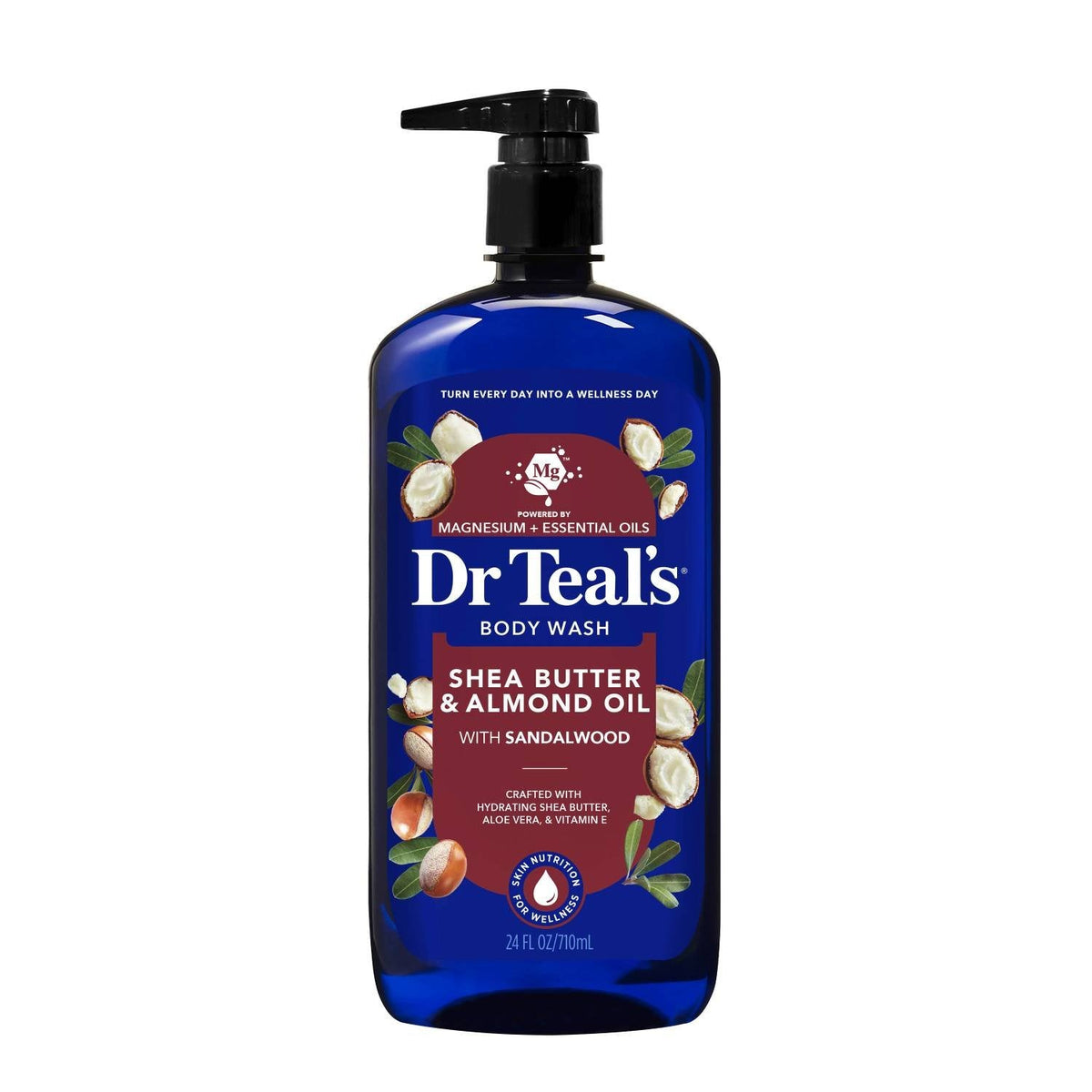 Dr Teal's Body Wash Shea Butter & Almond Oil 24 oz