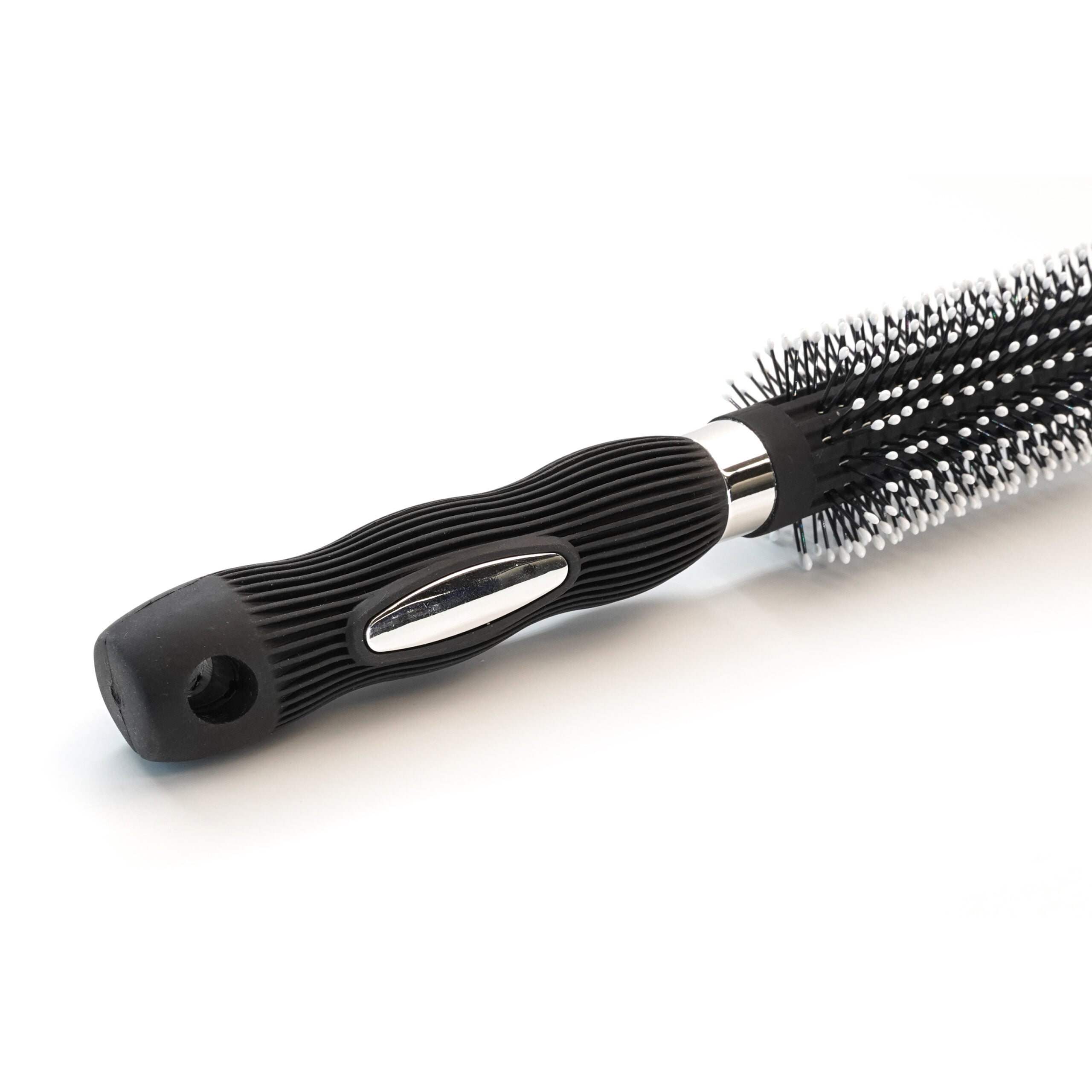 Nylon Round Rubber-Handle Brush