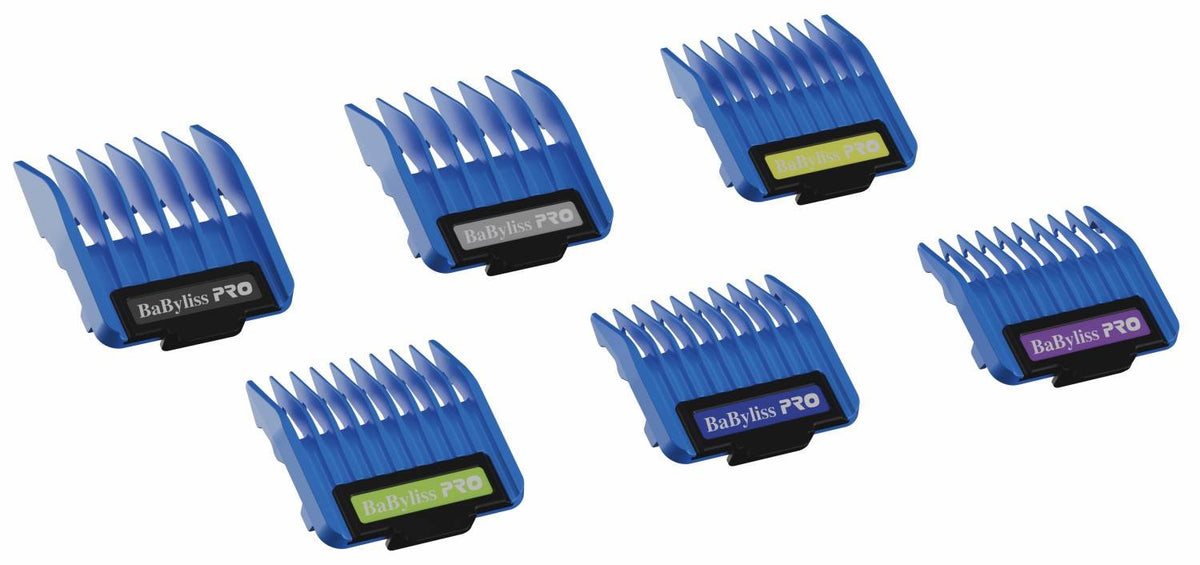BaBylissPRO Guard Dual Coil Clip Magnetic Blue 6 pcs