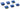 BaBylissPRO Guard Dual Coil Clip Magnetic Blue 6 pcs