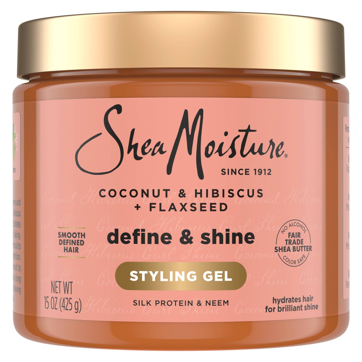 SheaMoisture Coconut and Hibiscus Styling Gel 15 oz