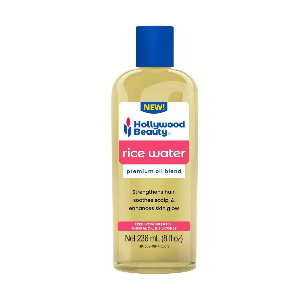 Hollywood Beauty Rice Water Oil 8 oz