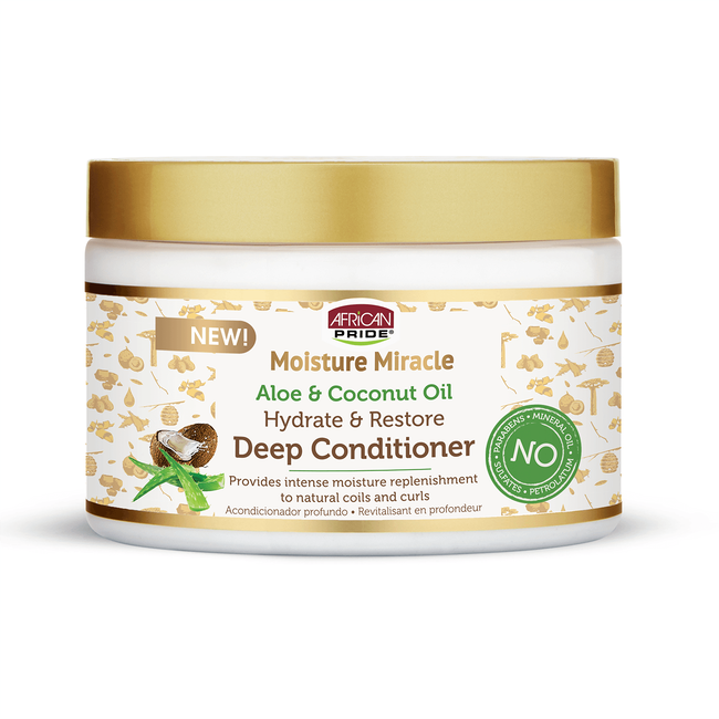 Moisture Miracle Aloe & Coconut Oil Deep Conditioner 12 oz