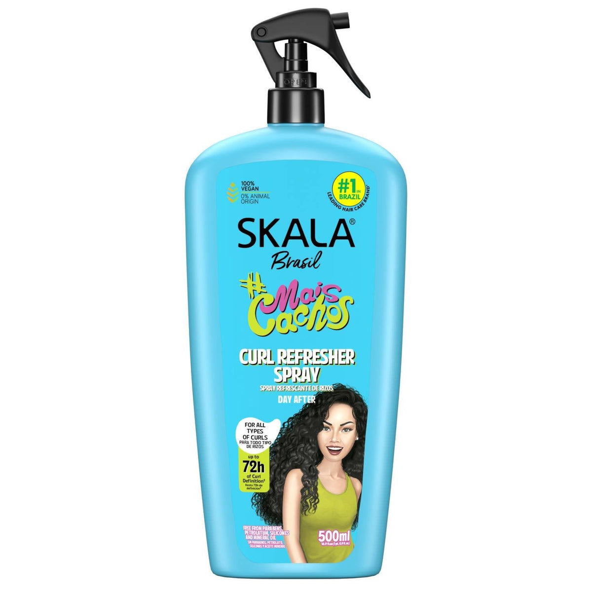 Skala Mais Cachos Curl Refresher Spray 16.9 oz