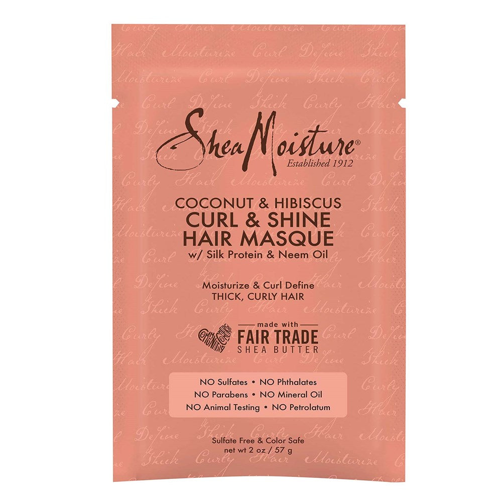 SheaMoisture Coconut and Hibiscus Hair Masque 2 oz