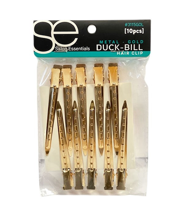 Duck Bill Clips Gold 60ct