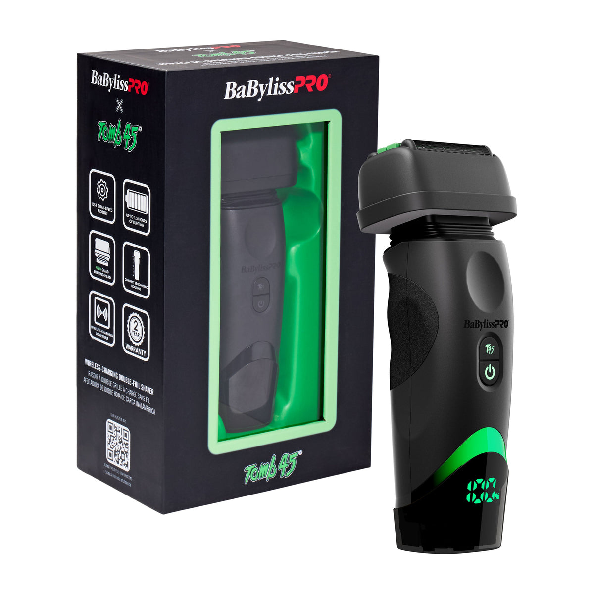 BaBylissPRO x Tomb45 FXT45FS shaver with retail box