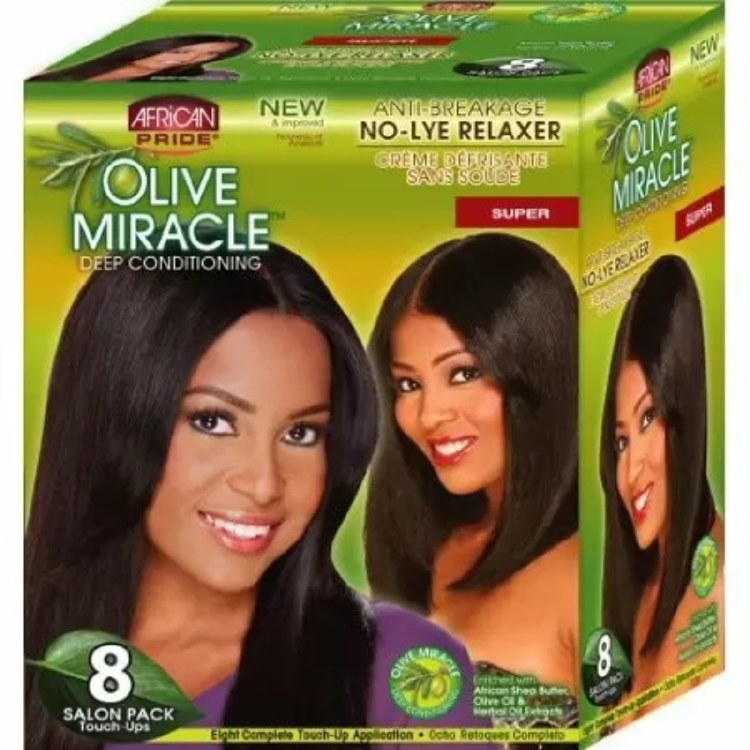 Olive Miracle No-Lye Relaxer Kit Super