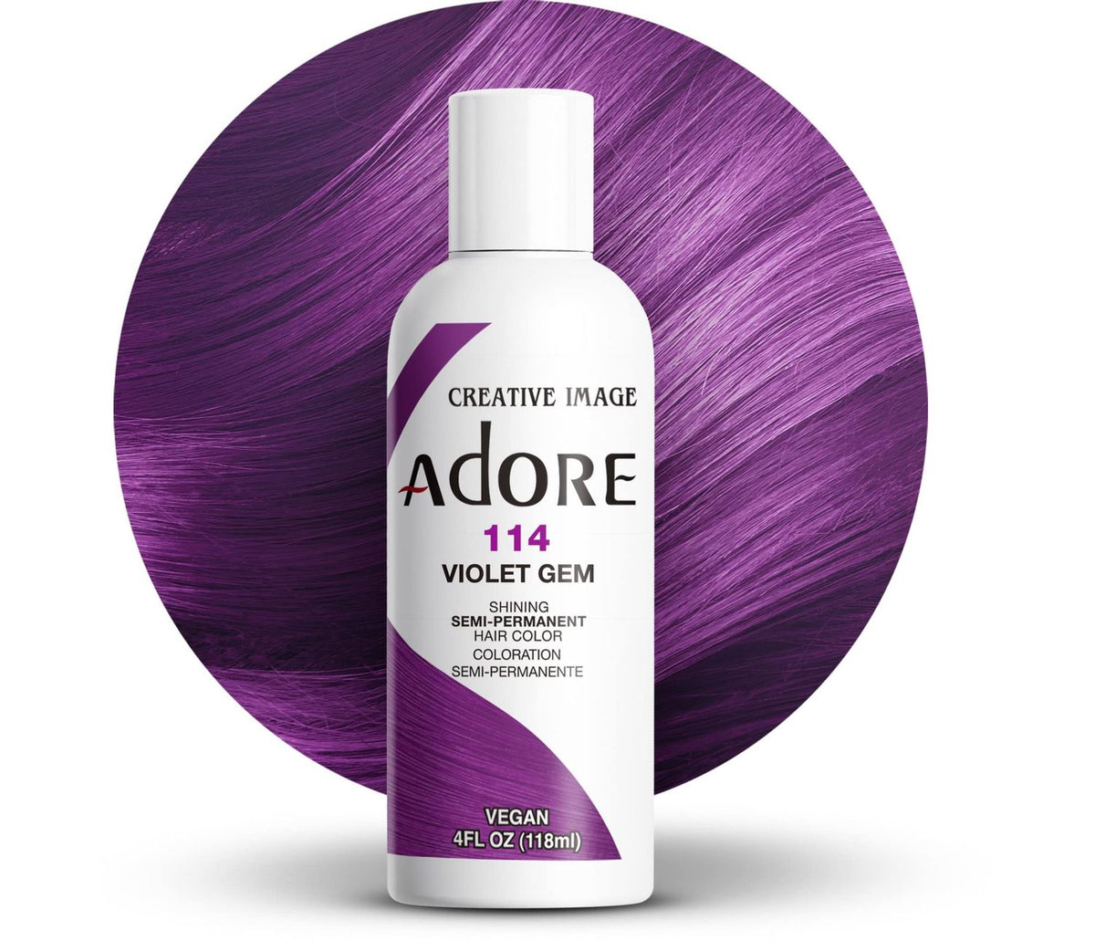 Adore Semi-Permanent Violet Gem 4Oz