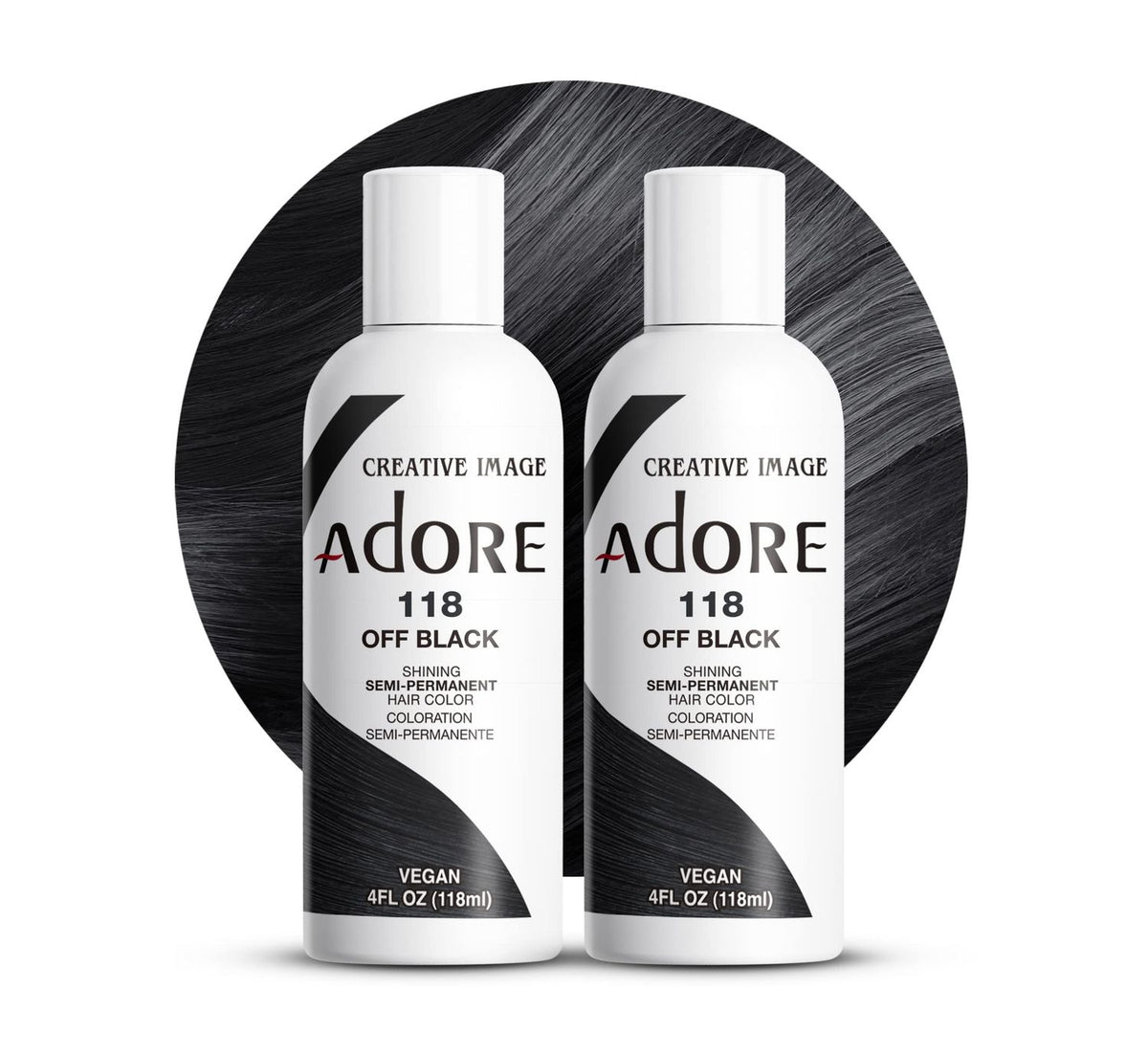 Adore Semi-Permanent Off Black 4Oz