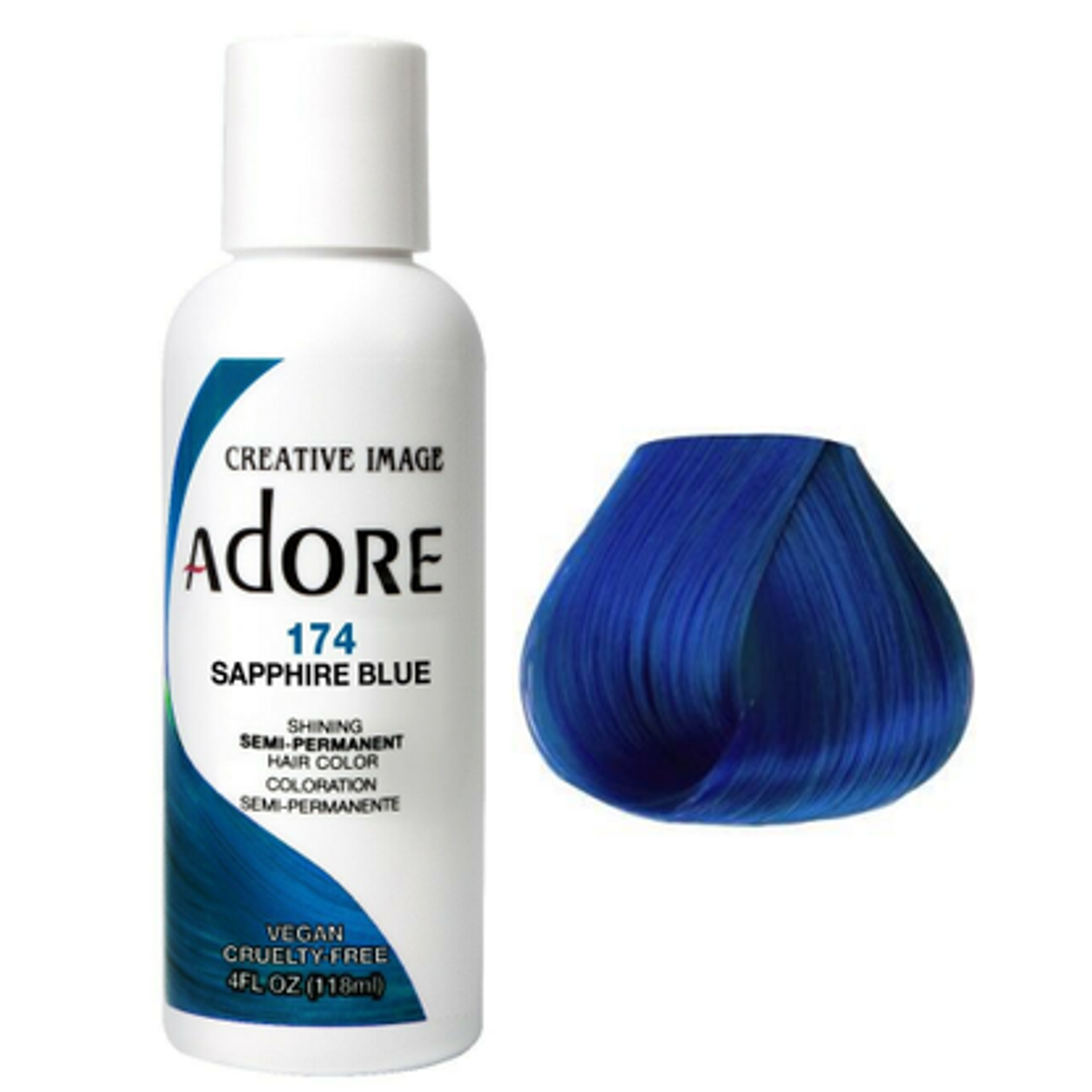 Adore Semi-Permanent Sapphire Blue 4Oz