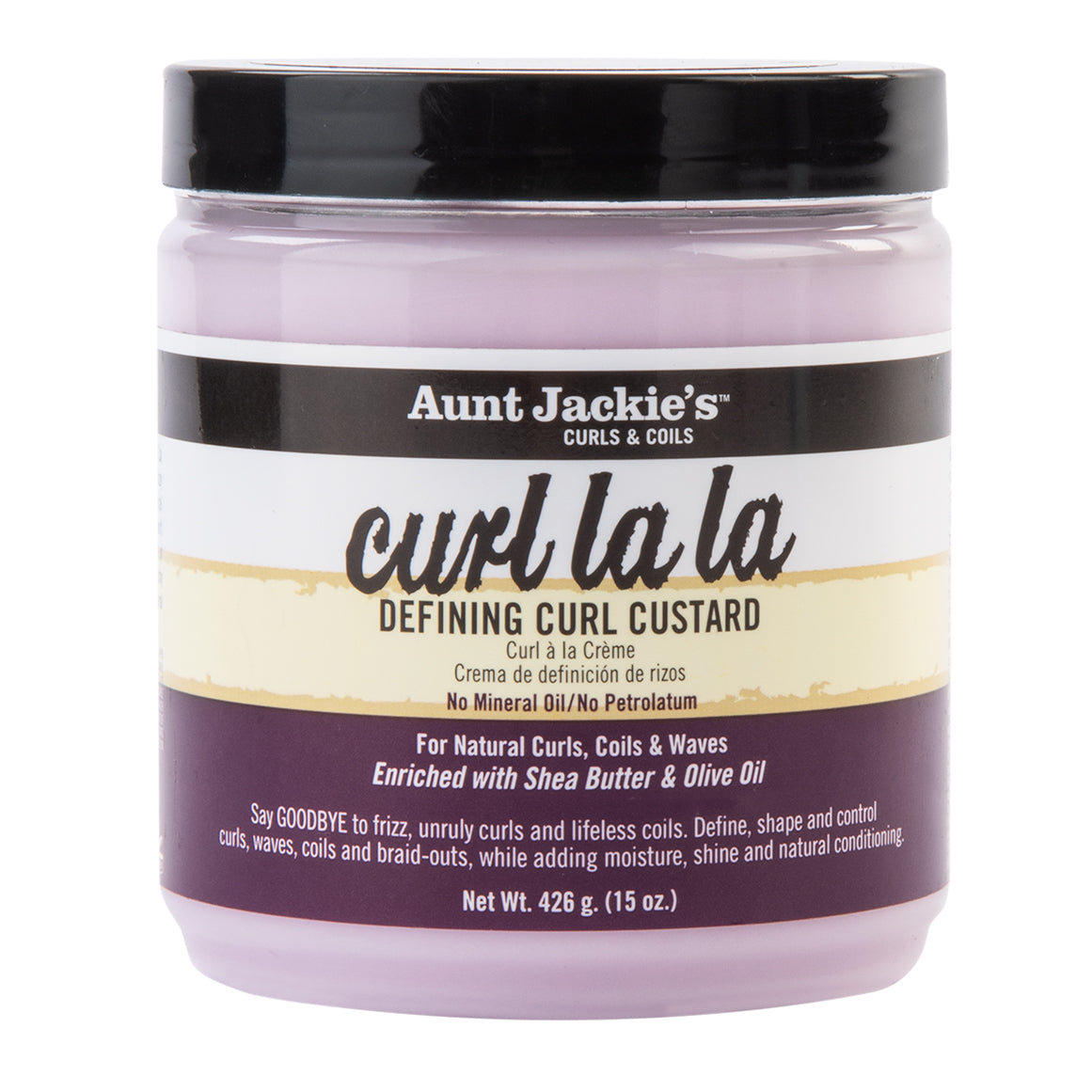 Aunt Jackies Curl La La Custard 15Oz