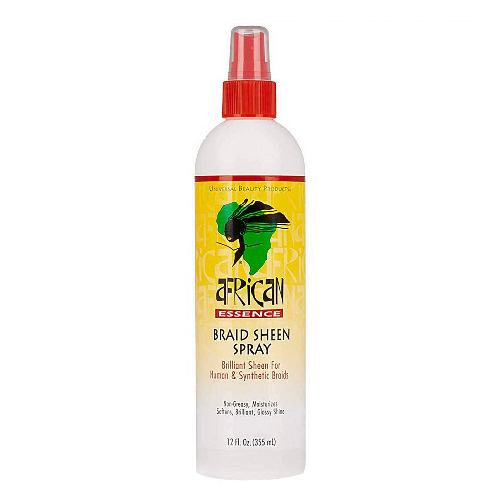 African Essence Braid Sheen Spray 12Oz