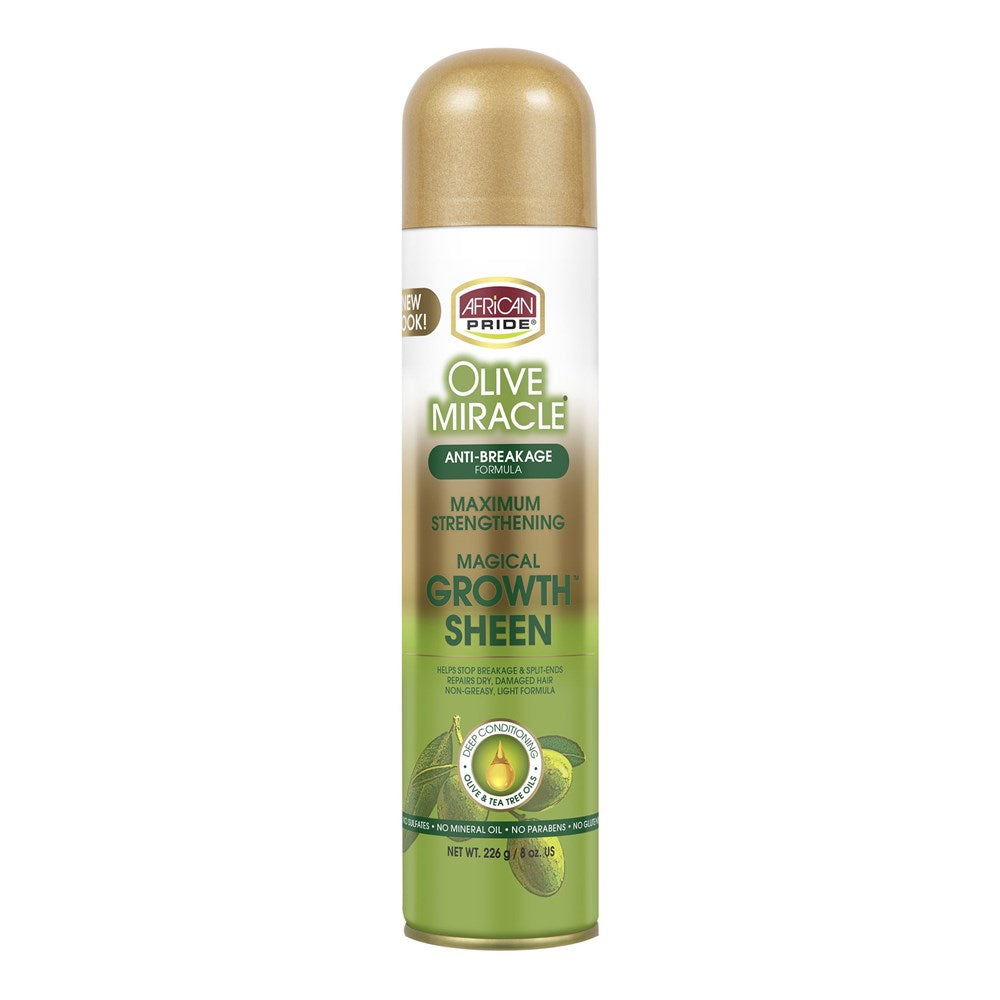 African Pride O/M Growth Sheen 8Oz