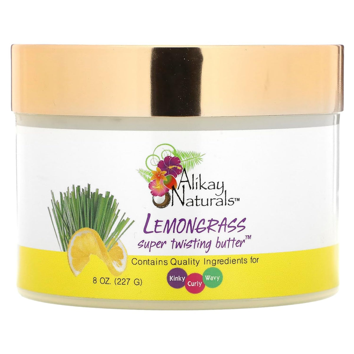 Alikay N. Lemongrass Super Twisting Butter 8Oz