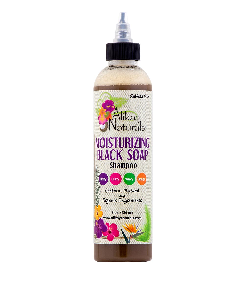 Alikay N. Moisturizing Black Soap Shampoo 8Oz