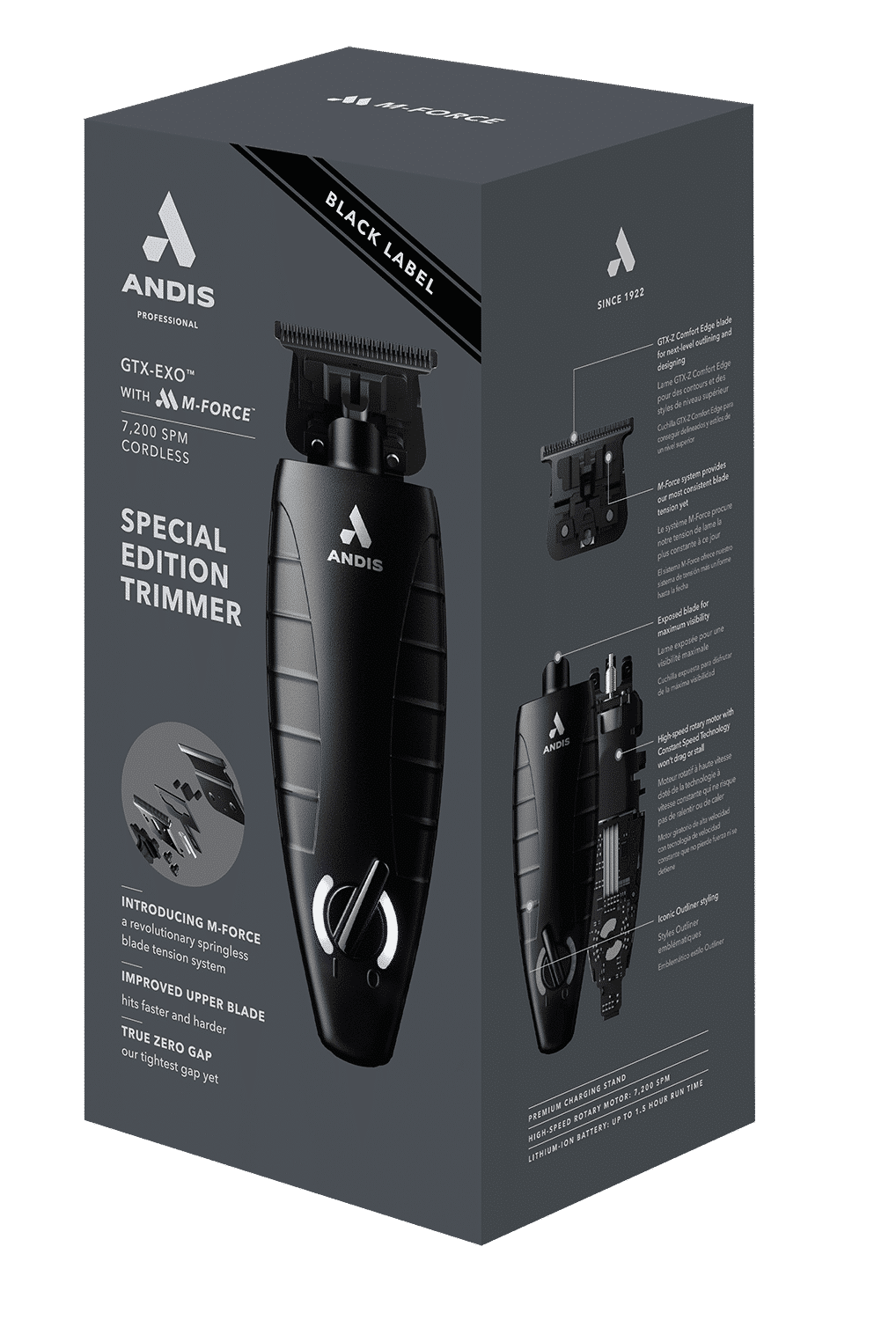 Andis Black Label GTX-EXO M-Force Special Edition Trimmer