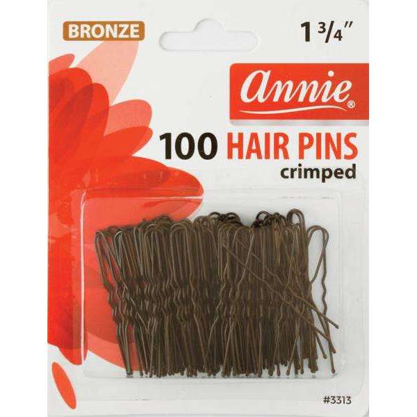 Hair Pins 1¾ in Bronze 100ct