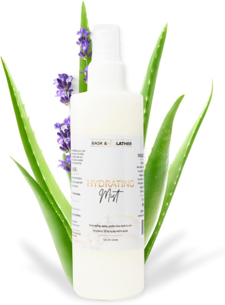 Bask&Lather Hydrating Mist 8Oz