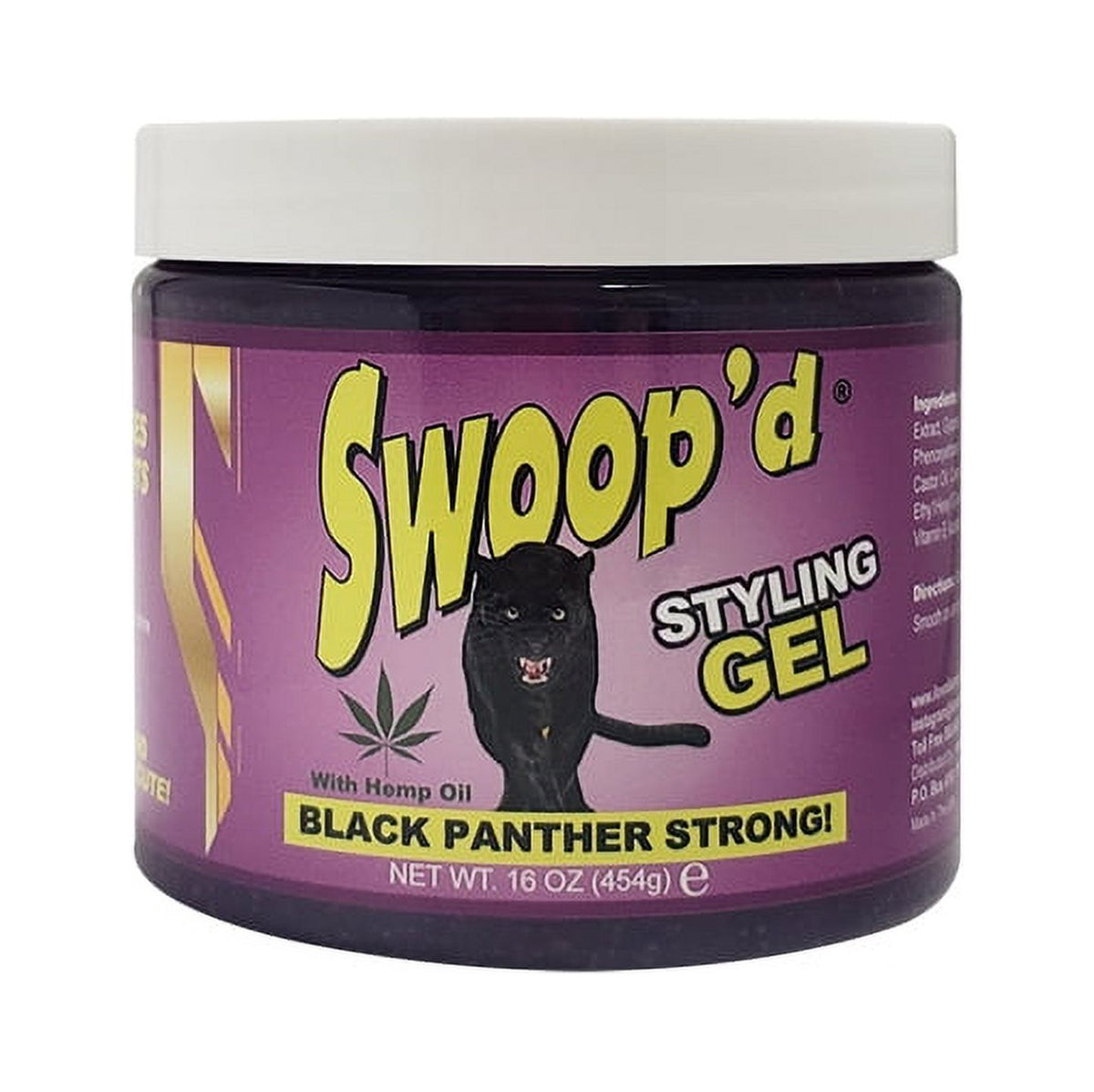 Black Panther Swoopd Styling Gel 16Oz